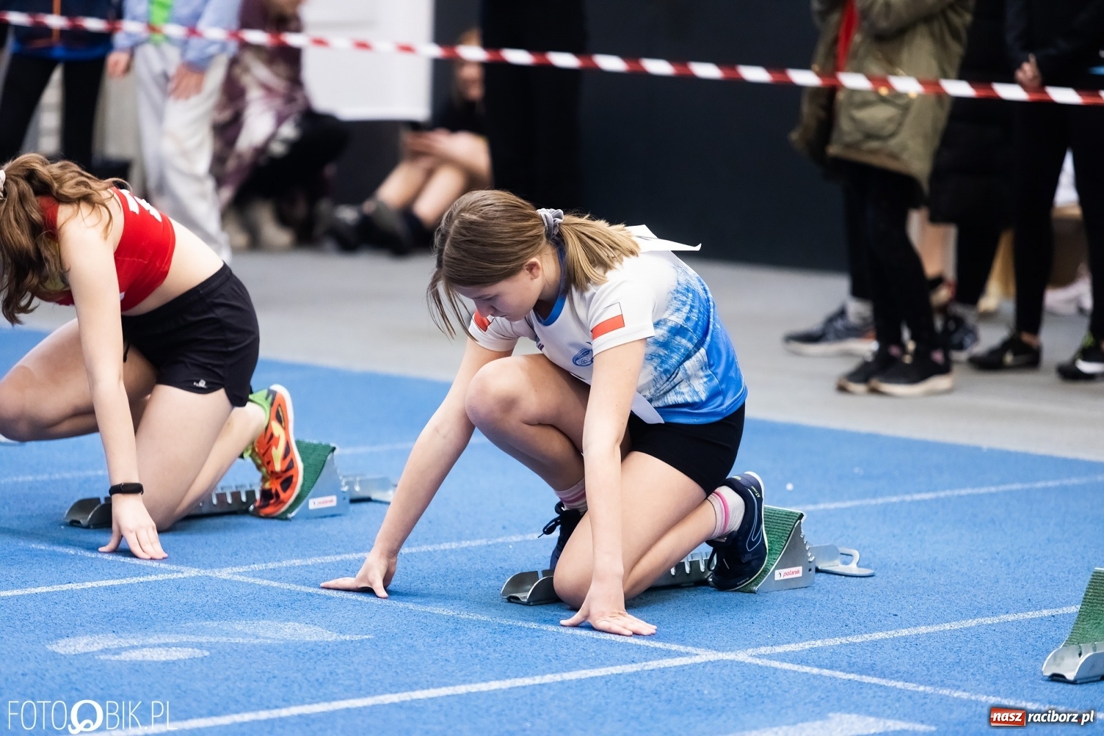 Zdjęcie w galerii na portalu naszraciborz.pl: Królowa sportu w Raciborzu. Halowe Mistrzostwa Śląska w hali ZSOMS [FOTO i WIDEO] wiadomości z regionu