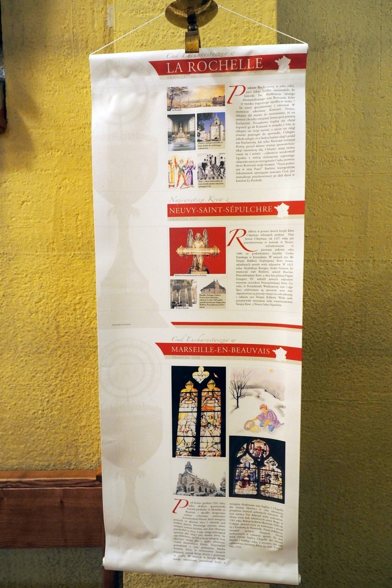 Zdjęcie w galerii na portalu naszraciborz.pl: Wystawa o cudach i rocznica wieczystej adoracji wiadomości z regionu