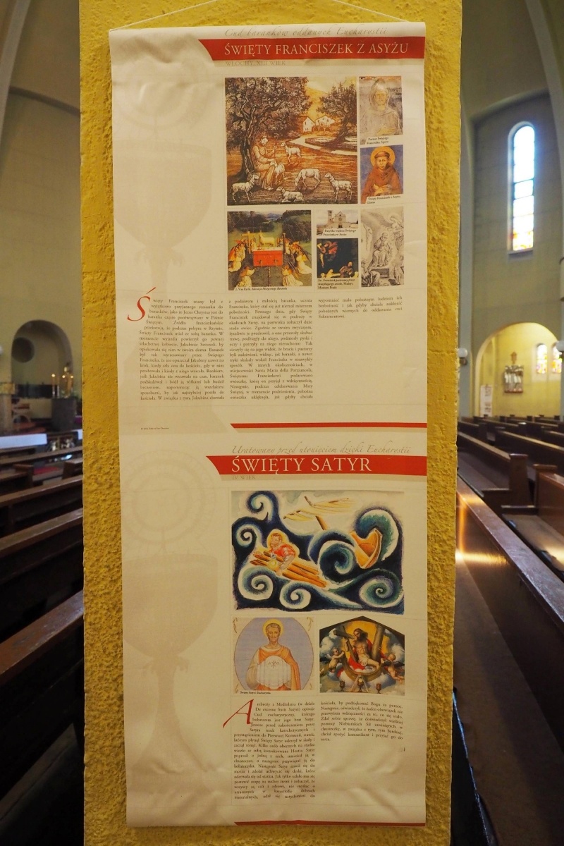 Zdjęcie w galerii na portalu naszraciborz.pl: Wystawa o cudach i rocznica wieczystej adoracji wiadomości z regionu