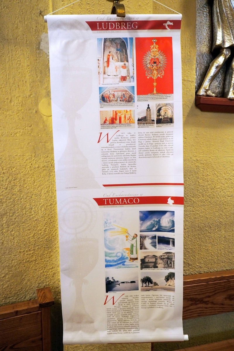 Zdjęcie w galerii na portalu naszraciborz.pl: Wystawa o cudach i rocznica wieczystej adoracji wiadomości z regionu
