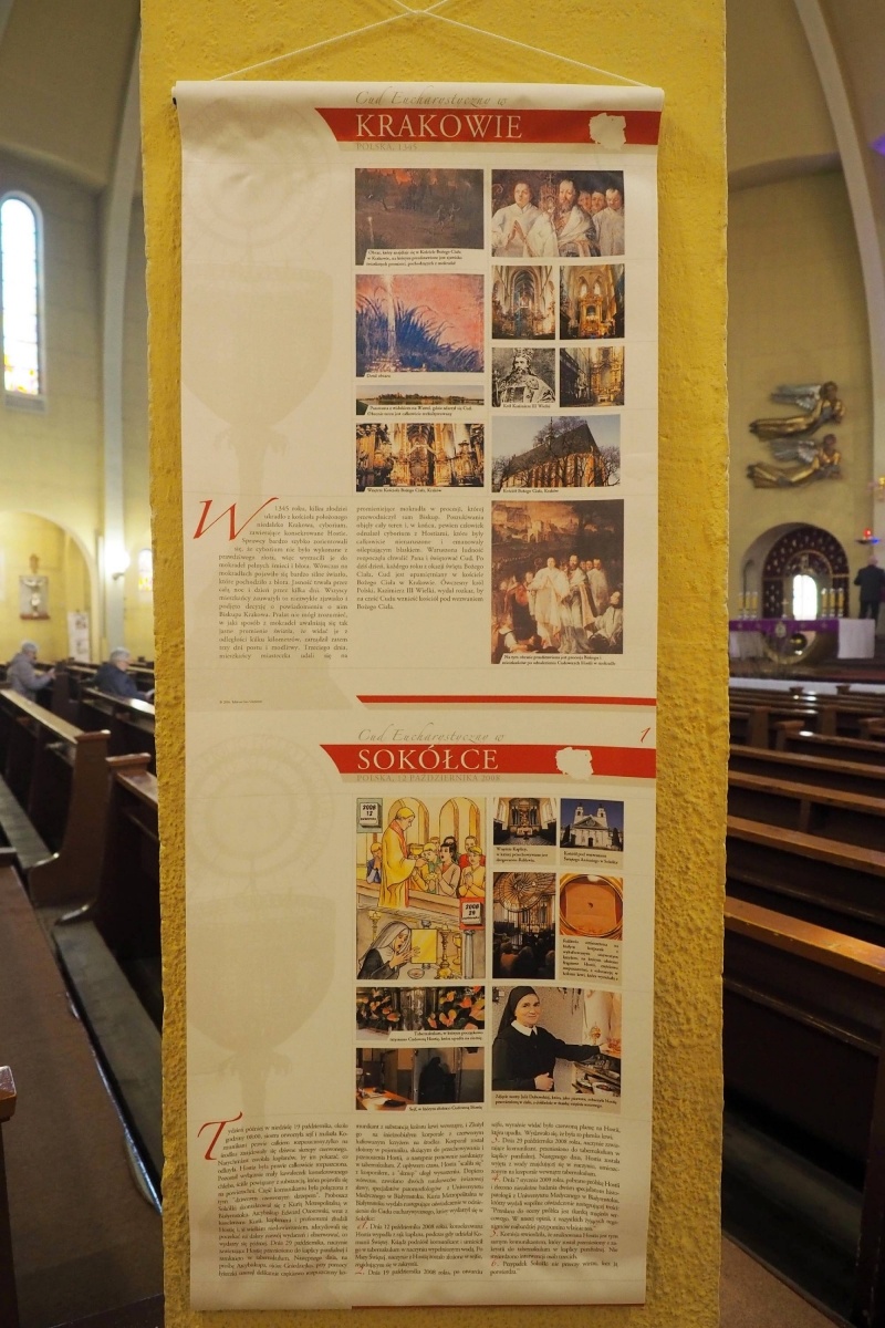 Zdjęcie w galerii na portalu naszraciborz.pl: Wystawa o cudach i rocznica wieczystej adoracji wiadomości z regionu