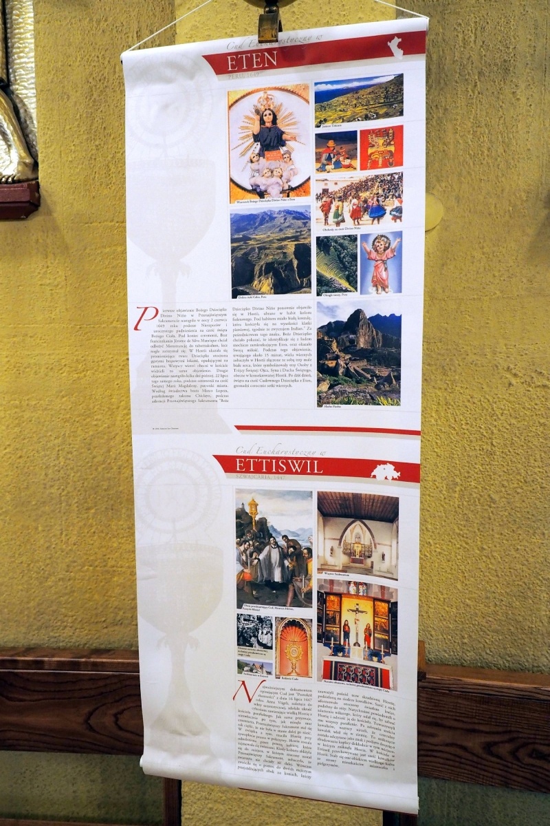 Zdjęcie w galerii na portalu naszraciborz.pl: Wystawa o cudach i rocznica wieczystej adoracji wiadomości z regionu