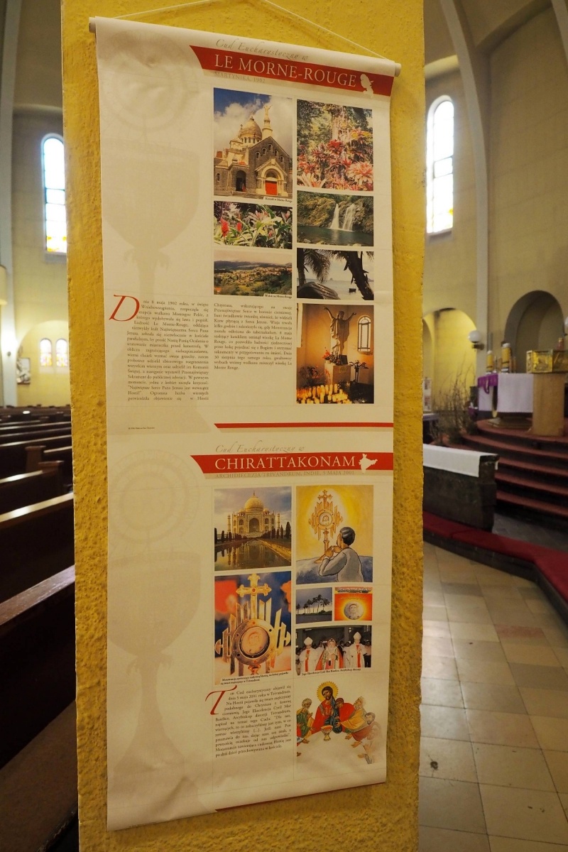 Zdjęcie w galerii na portalu naszraciborz.pl: Wystawa o cudach i rocznica wieczystej adoracji wiadomości z regionu