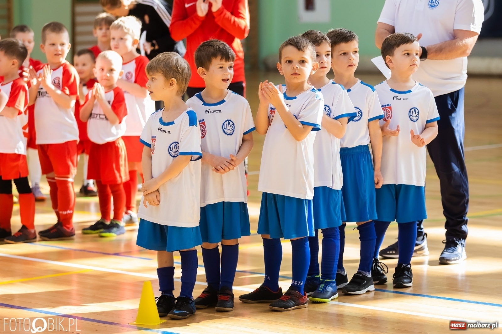 Zdjęcie w galerii na portalu naszraciborz.pl: Ślązak Cup w Arenie Rafako. Rywalizacja rocznika 2016 [FOTO] wiadomości z regionu