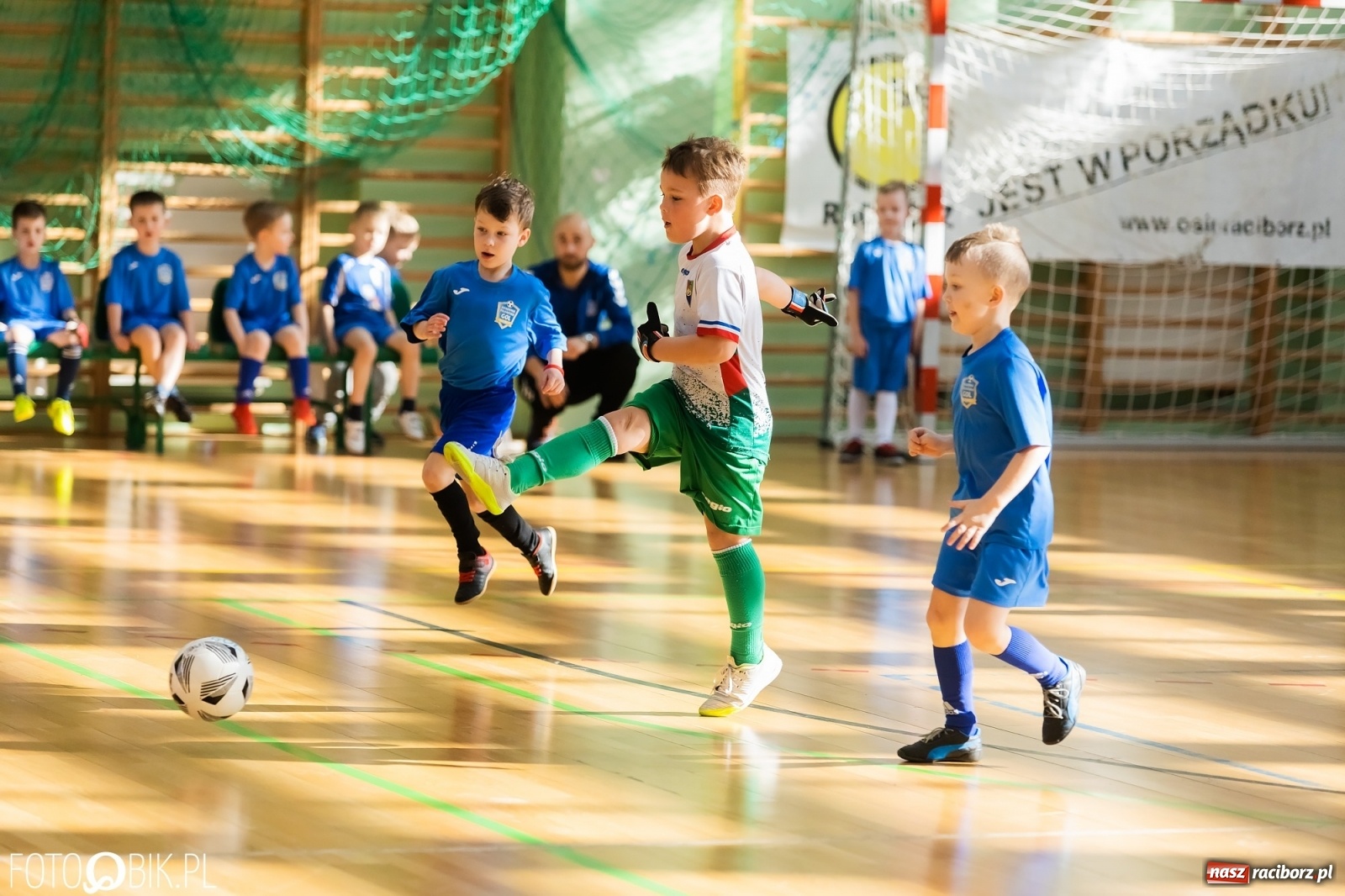 Zdjęcie w galerii na portalu naszraciborz.pl: Ślązak Cup w Arenie Rafako. Rywalizacja rocznika 2016 [FOTO] wiadomości z regionu