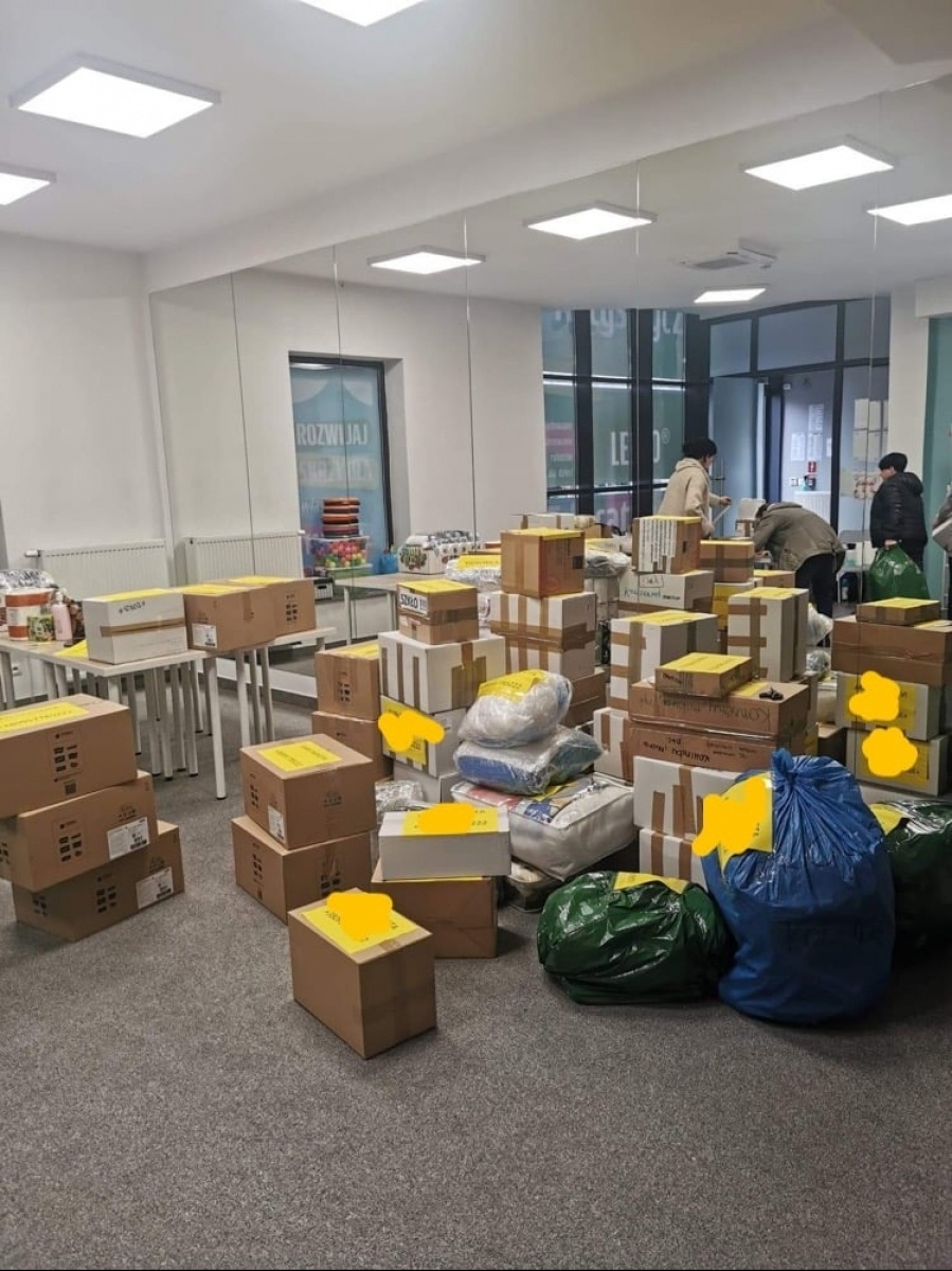 Zdjęcie w galerii na portalu naszraciborz.pl: Fundacja EDUARTE i raciborska PWSZ wsparły Ukrainę wiadomości z regionu