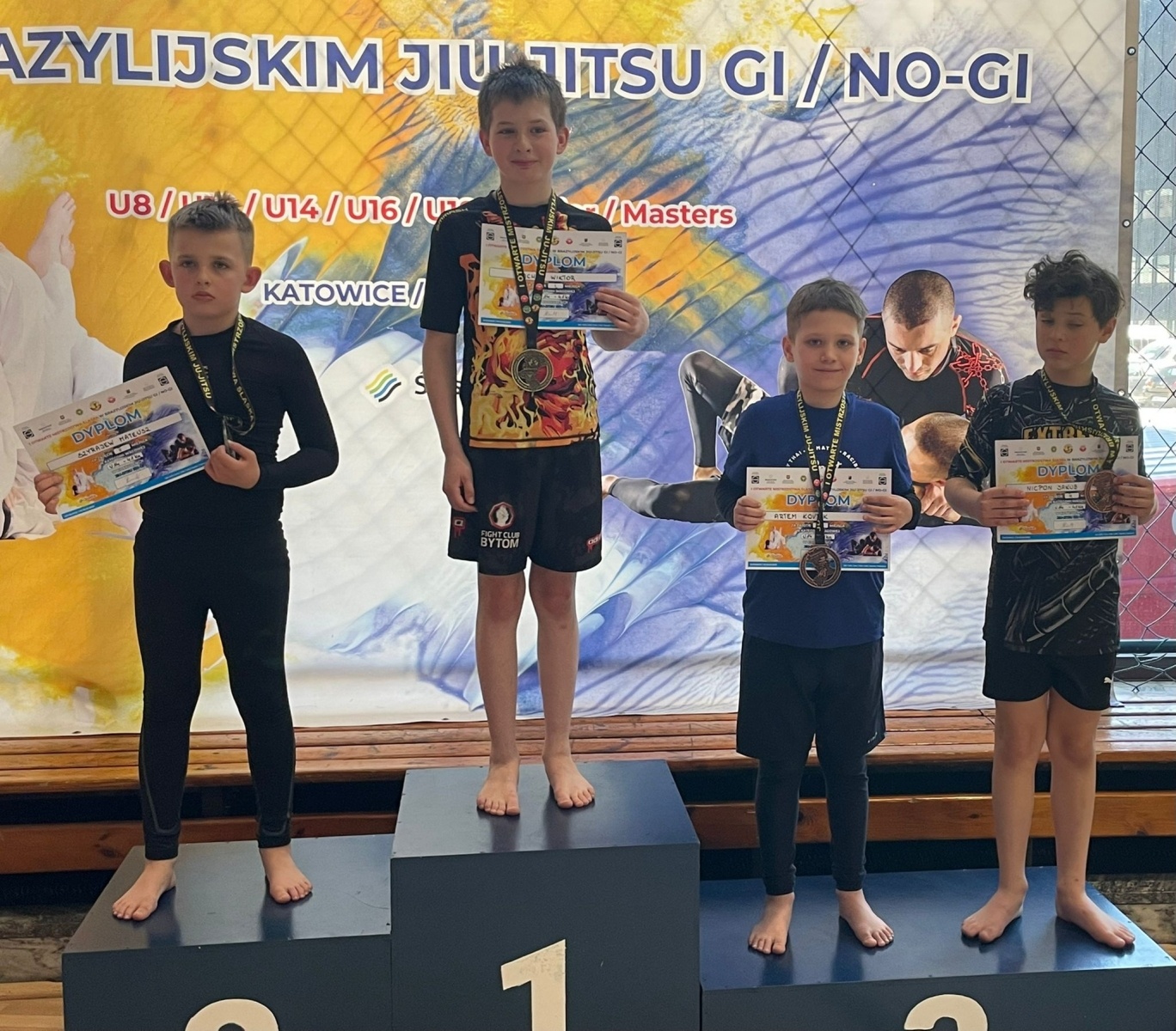 Zdjęcie w galerii na portalu naszraciborz.pl: Sukcesy Łamatorów na mistrzostwach Śląska w Jiu Jitsu wiadomości z regionu