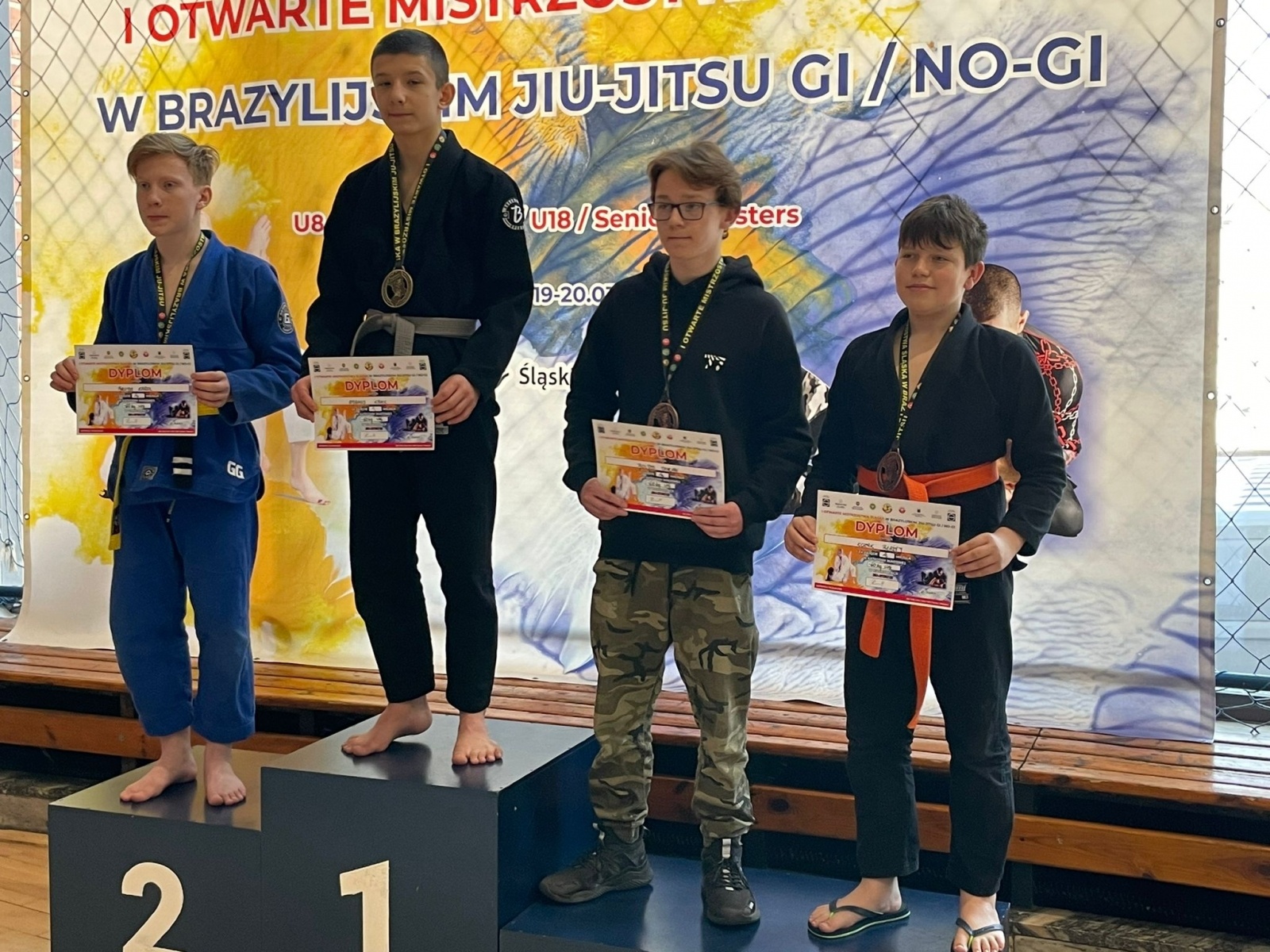 Zdjęcie w galerii na portalu naszraciborz.pl: Sukcesy Łamatorów na mistrzostwach Śląska w Jiu Jitsu wiadomości z regionu