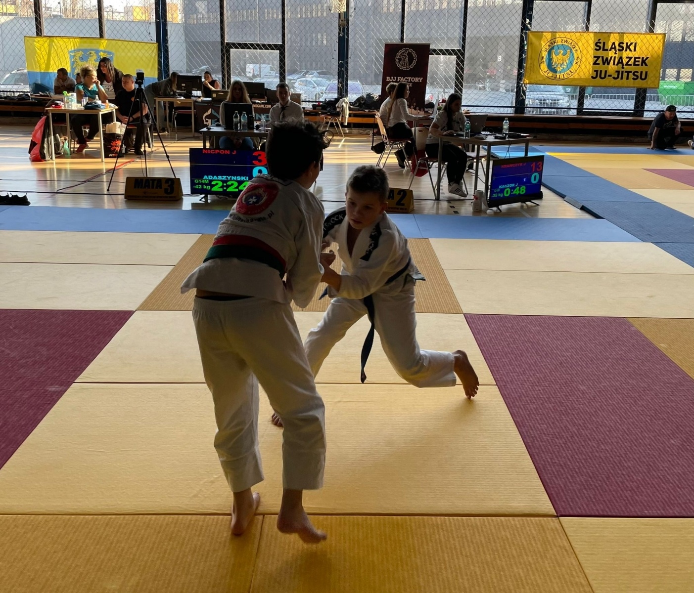 Zdjęcie w galerii na portalu naszraciborz.pl: Sukcesy Łamatorów na mistrzostwach Śląska w Jiu Jitsu wiadomości z regionu