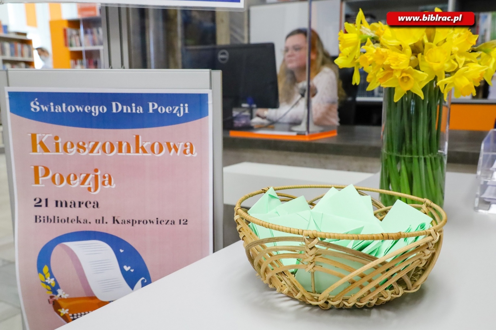 Zdjęcie w galerii na portalu naszraciborz.pl: Biblioteka świętowała Światowy Dzień Poezji wiadomości z regionu