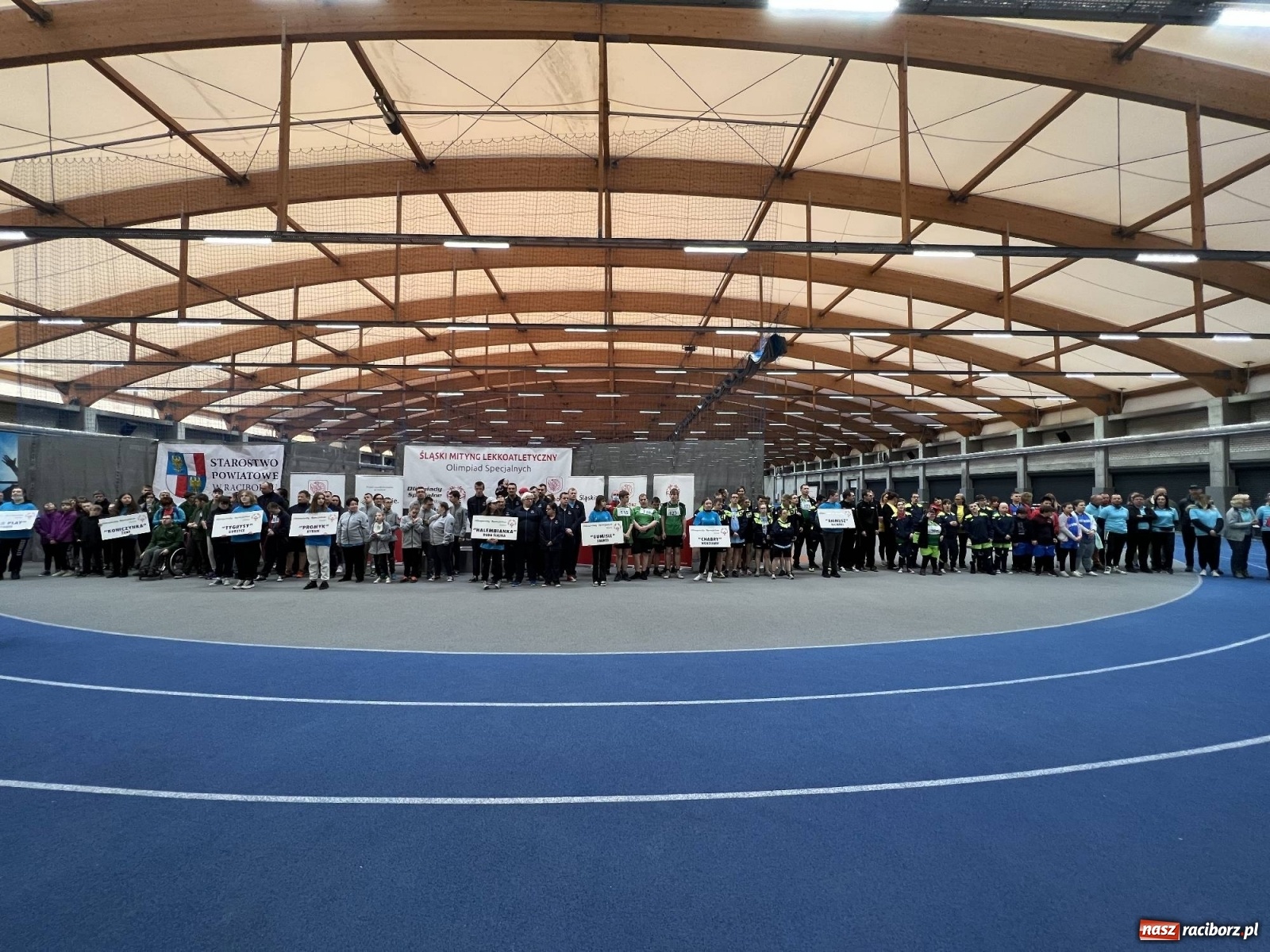 Zdjęcie w galerii na portalu naszraciborz.pl: Racibórz gospodarzem śląskiego mityngu olimpiad specjalnych wiadomości z regionu