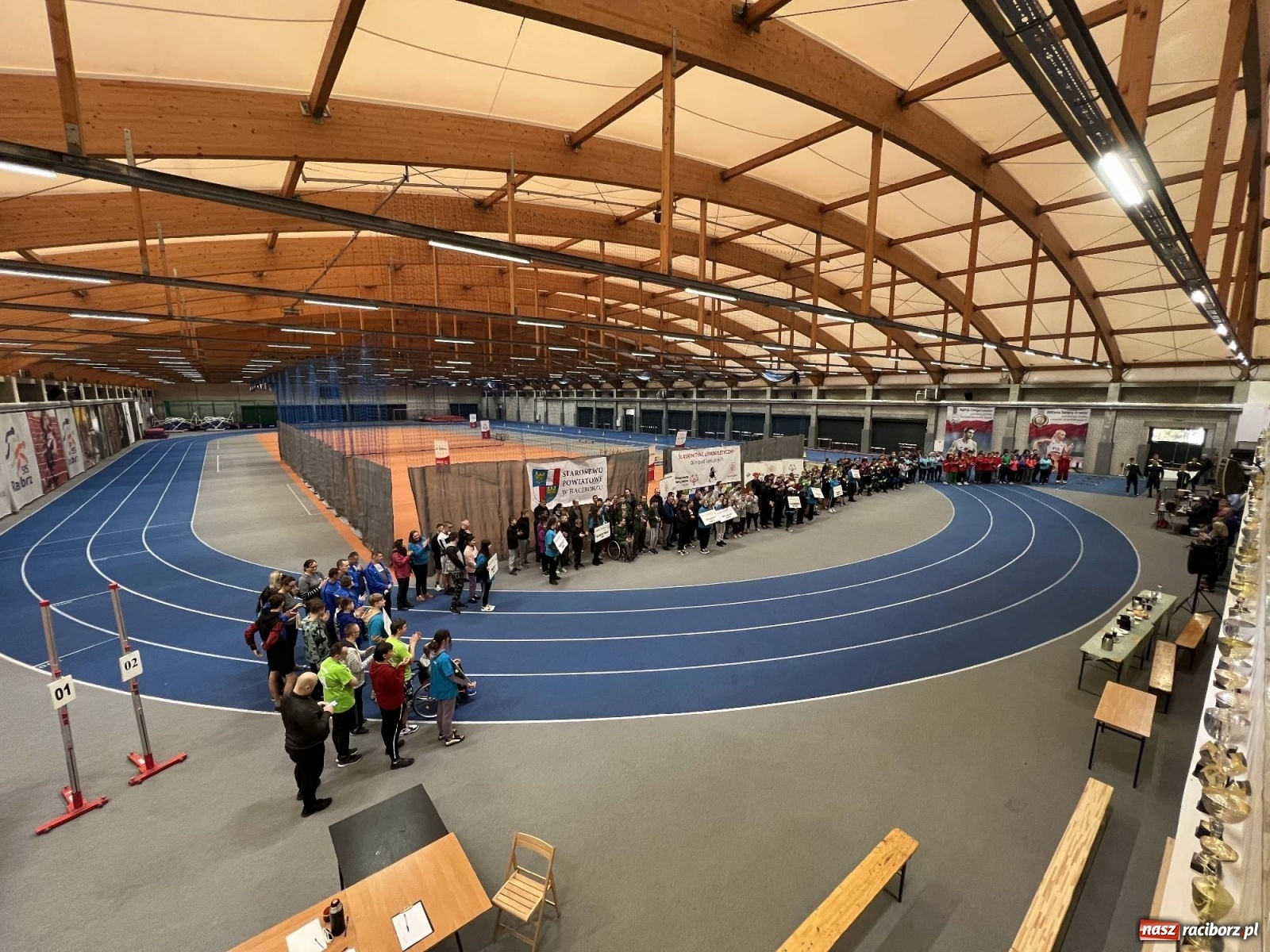 Zdjęcie w galerii na portalu naszraciborz.pl: Racibórz gospodarzem śląskiego mityngu olimpiad specjalnych wiadomości z regionu