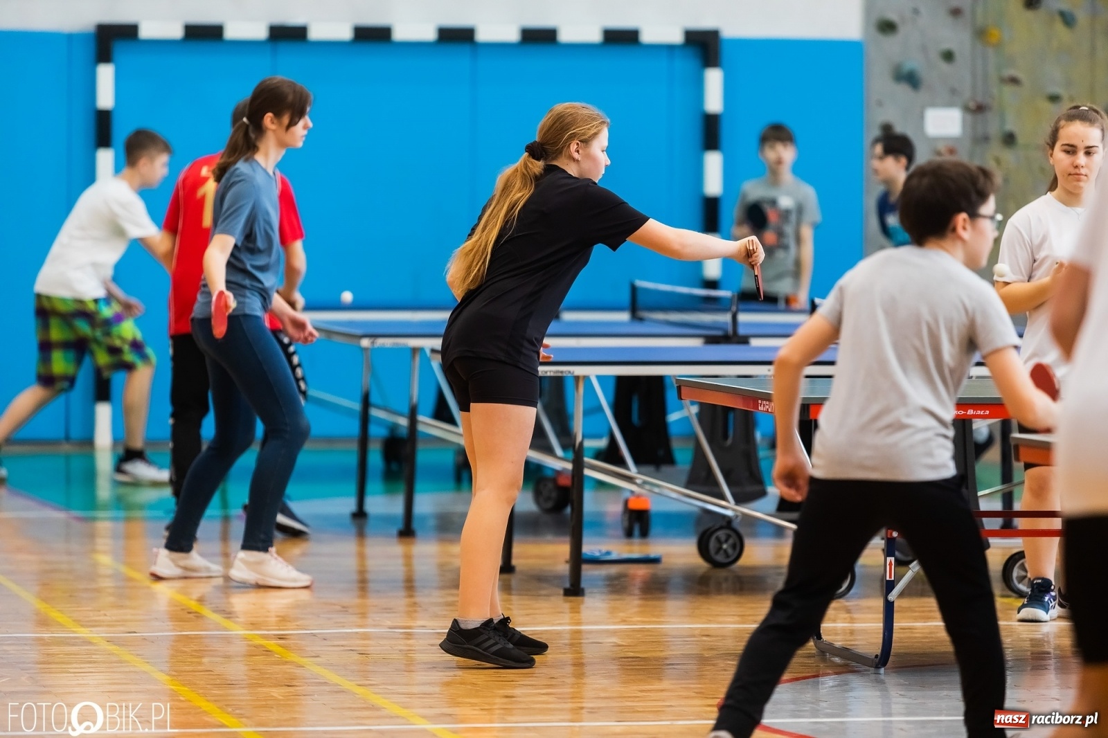 Zdjęcie w galerii na portalu naszraciborz.pl: Tenis stołowy szkół podstawowych w PCS wiadomości z regionu