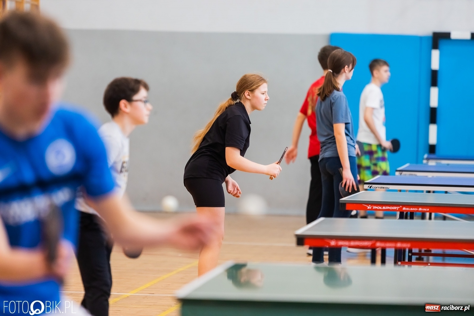 Zdjęcie w galerii na portalu naszraciborz.pl: Tenis stołowy szkół podstawowych w PCS wiadomości z regionu
