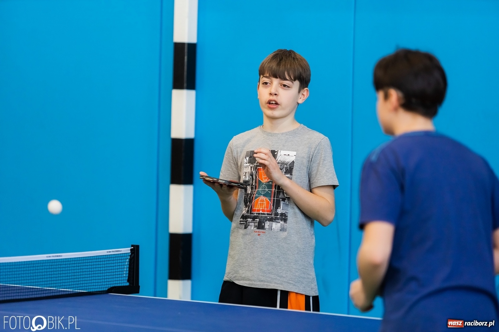 Zdjęcie w galerii na portalu naszraciborz.pl: Tenis stołowy szkół podstawowych w PCS wiadomości z regionu