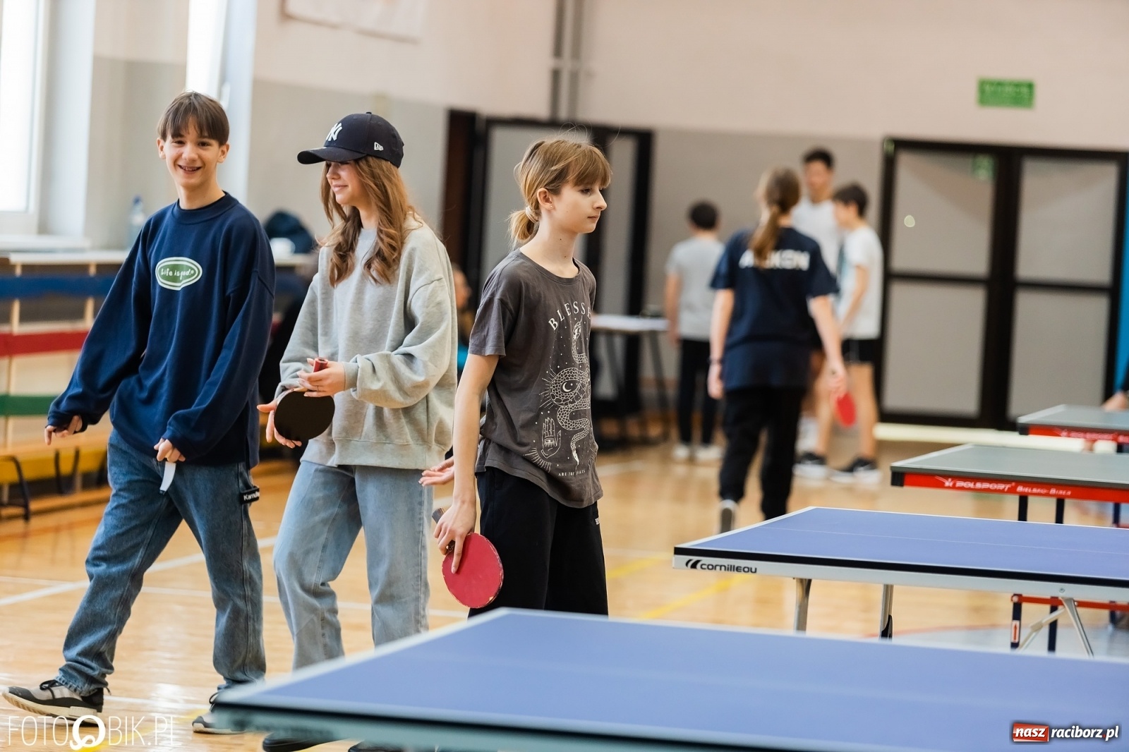 Zdjęcie w galerii na portalu naszraciborz.pl: Tenis stołowy szkół podstawowych w PCS wiadomości z regionu