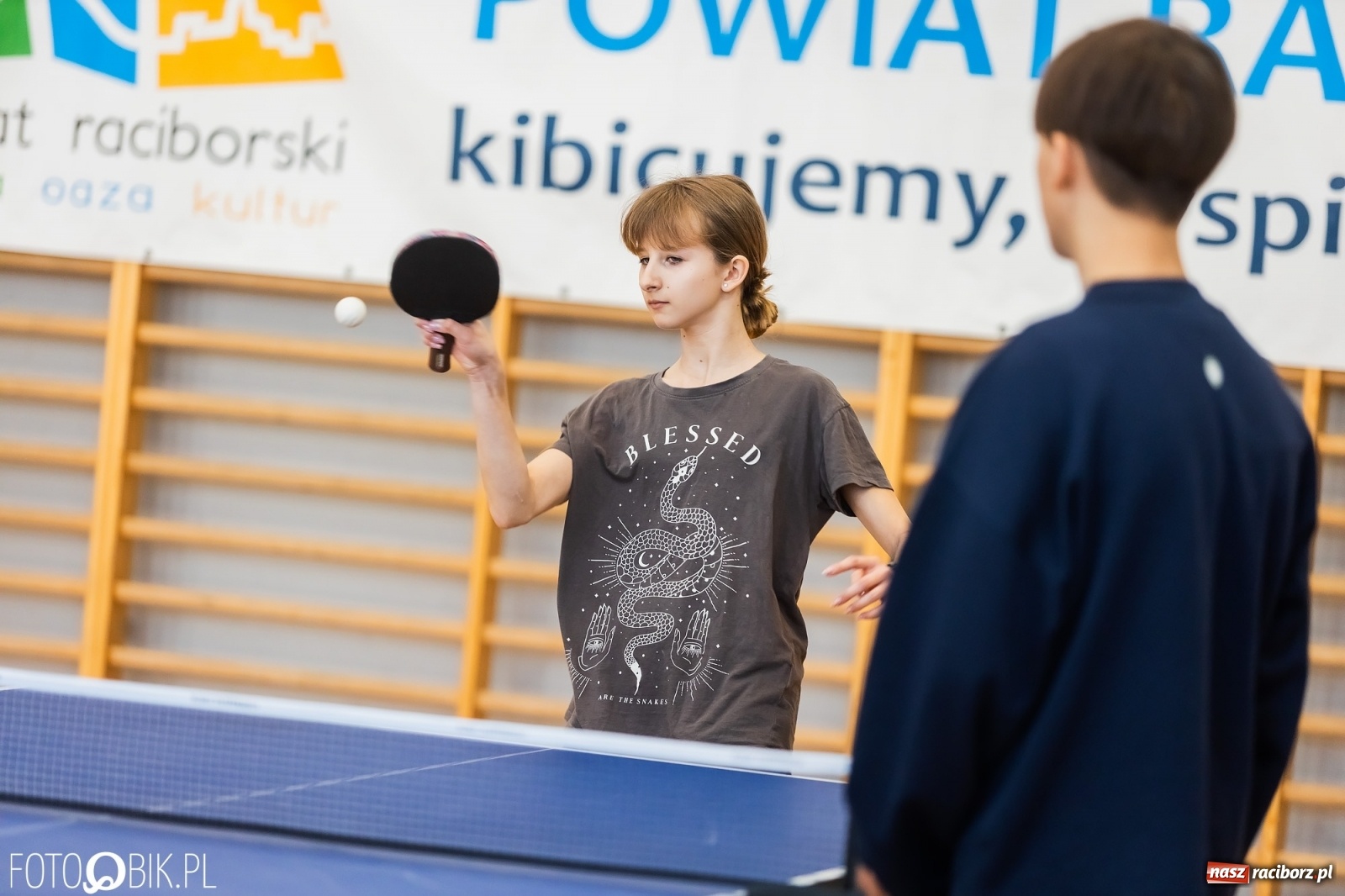Zdjęcie w galerii na portalu naszraciborz.pl: Tenis stołowy szkół podstawowych w PCS wiadomości z regionu