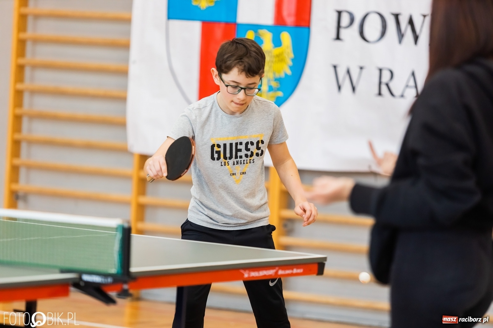 Zdjęcie w galerii na portalu naszraciborz.pl: Tenis stołowy szkół podstawowych w PCS wiadomości z regionu