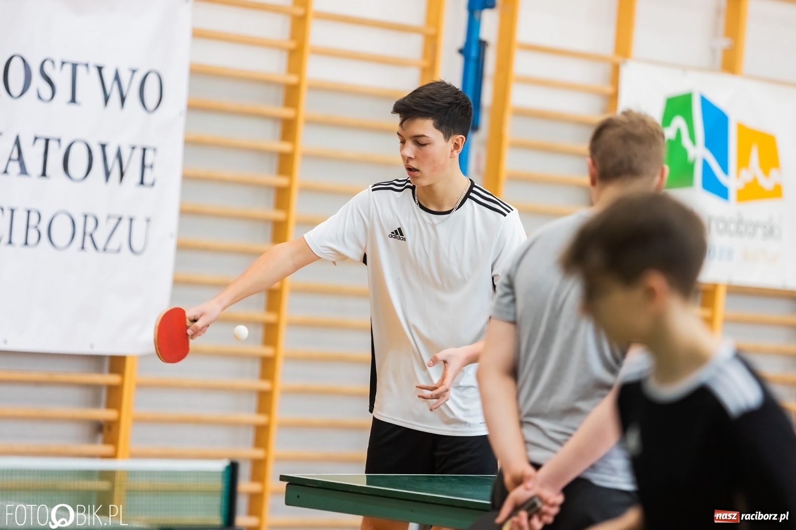 Zdjęcie w galerii na portalu naszraciborz.pl: Tenis stołowy szkół podstawowych w PCS wiadomości z regionu