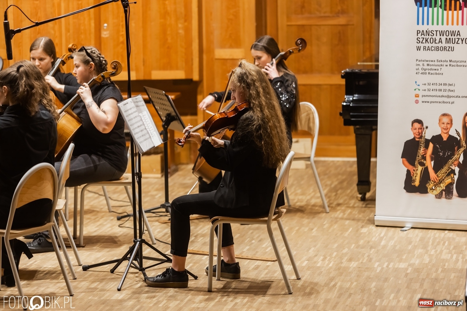 Zdjęcie w galerii na portalu naszraciborz.pl: Koncert orkiestr RCK w Państwowej Szkole Muzycznej wiadomości z regionu