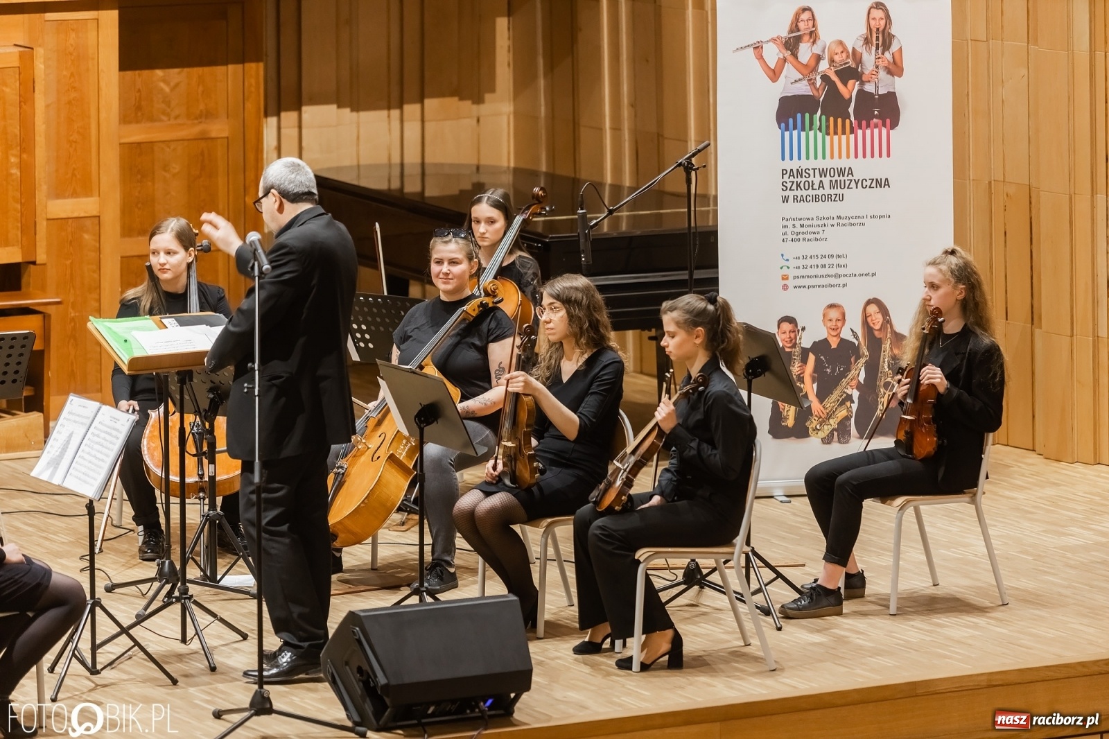 Zdjęcie w galerii na portalu naszraciborz.pl: Koncert orkiestr RCK w Państwowej Szkole Muzycznej wiadomości z regionu