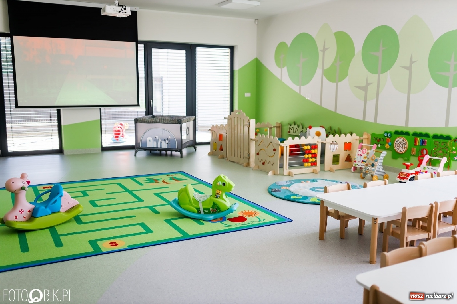 Zdjęcie w galerii na portalu naszraciborz.pl: Nowy raciborski żłobek z klimatyzacją. Zobaczcie wnętrza wiadomości z regionu