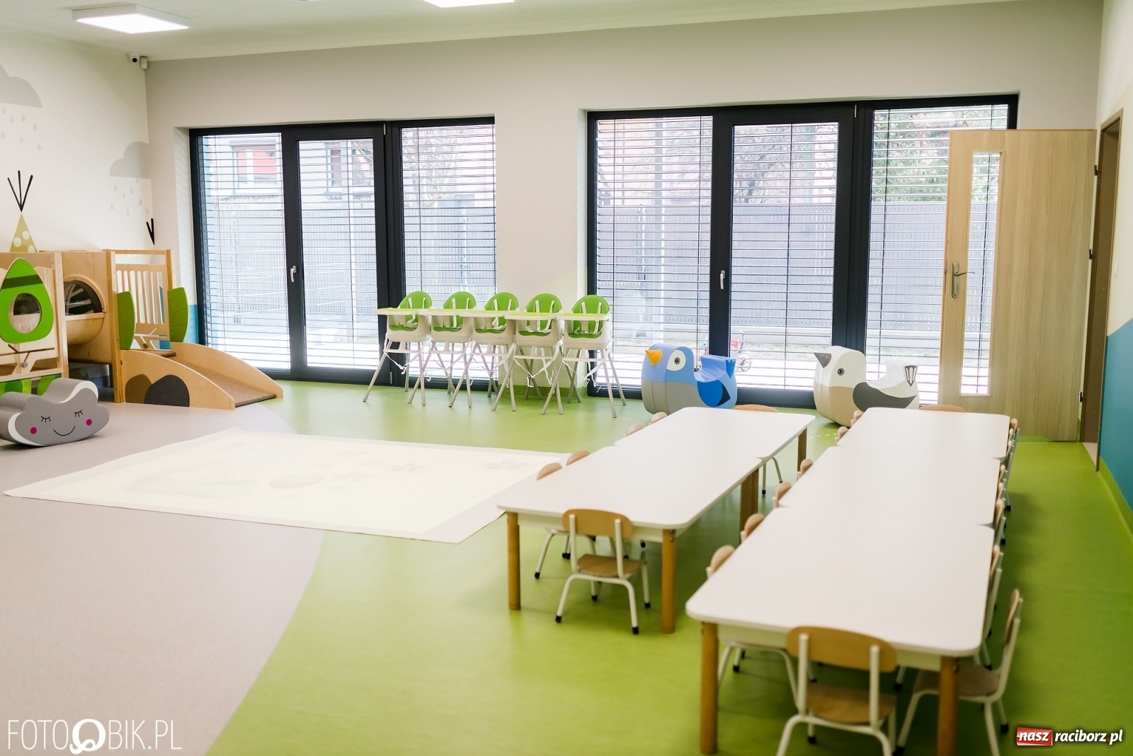 Zdjęcie w galerii na portalu naszraciborz.pl: Nowy raciborski żłobek z klimatyzacją. Zobaczcie wnętrza wiadomości z regionu