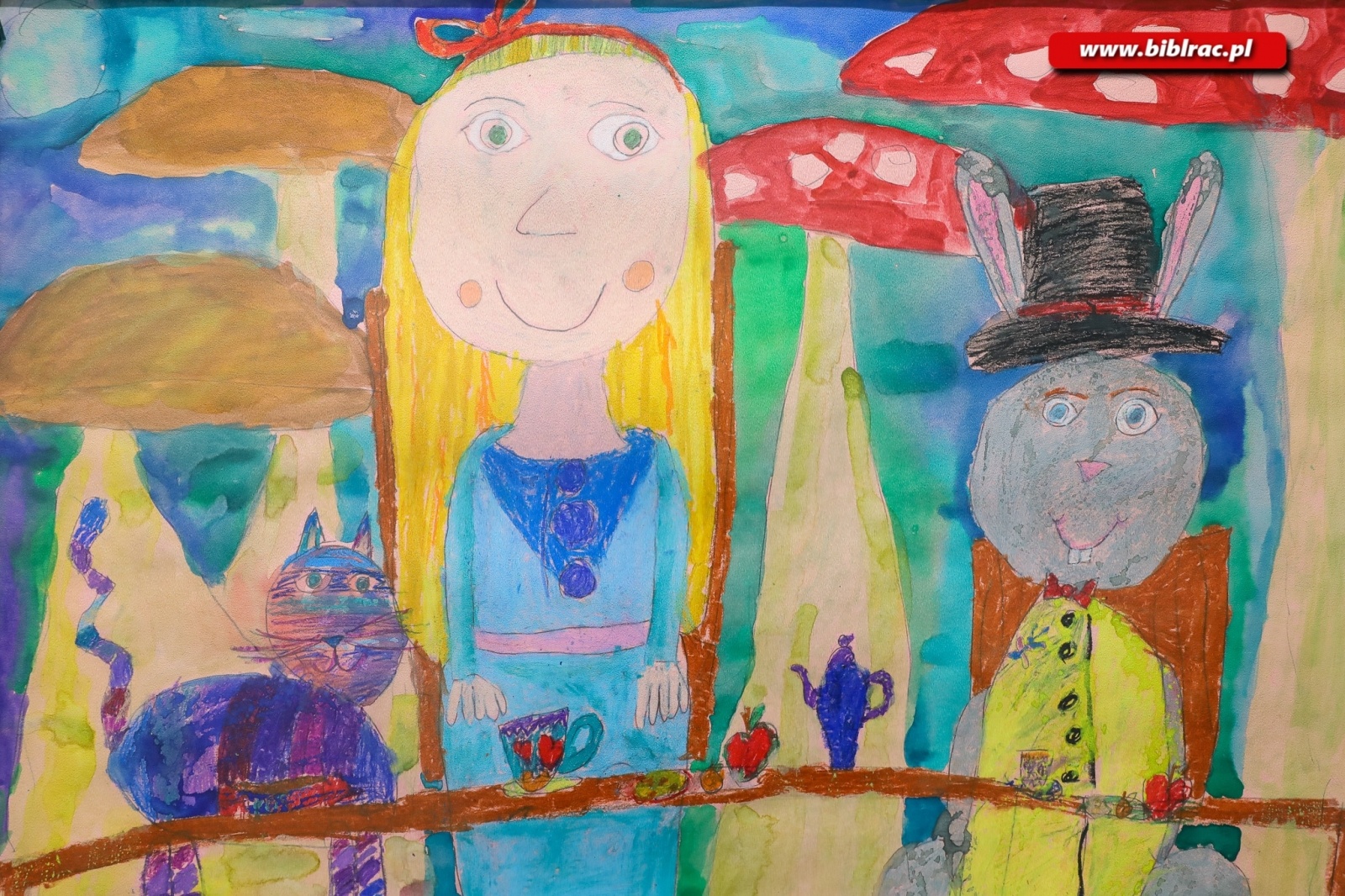 Zdjęcie w galerii na portalu naszraciborz.pl: 906 uczestników wzięło udział w Ogólnopolskim Konkursie Plastycznym Alicja w Krainie Czarów wiadomości z regionu