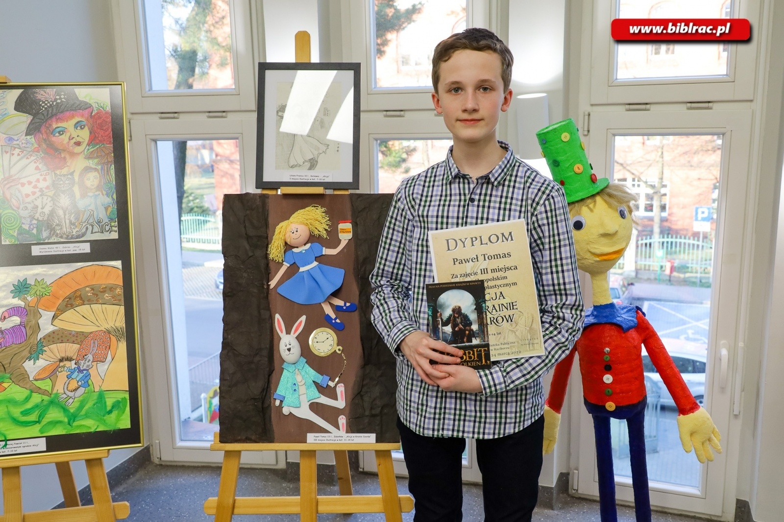 Zdjęcie w galerii na portalu naszraciborz.pl: 906 uczestników wzięło udział w Ogólnopolskim Konkursie Plastycznym Alicja w Krainie Czarów wiadomości z regionu