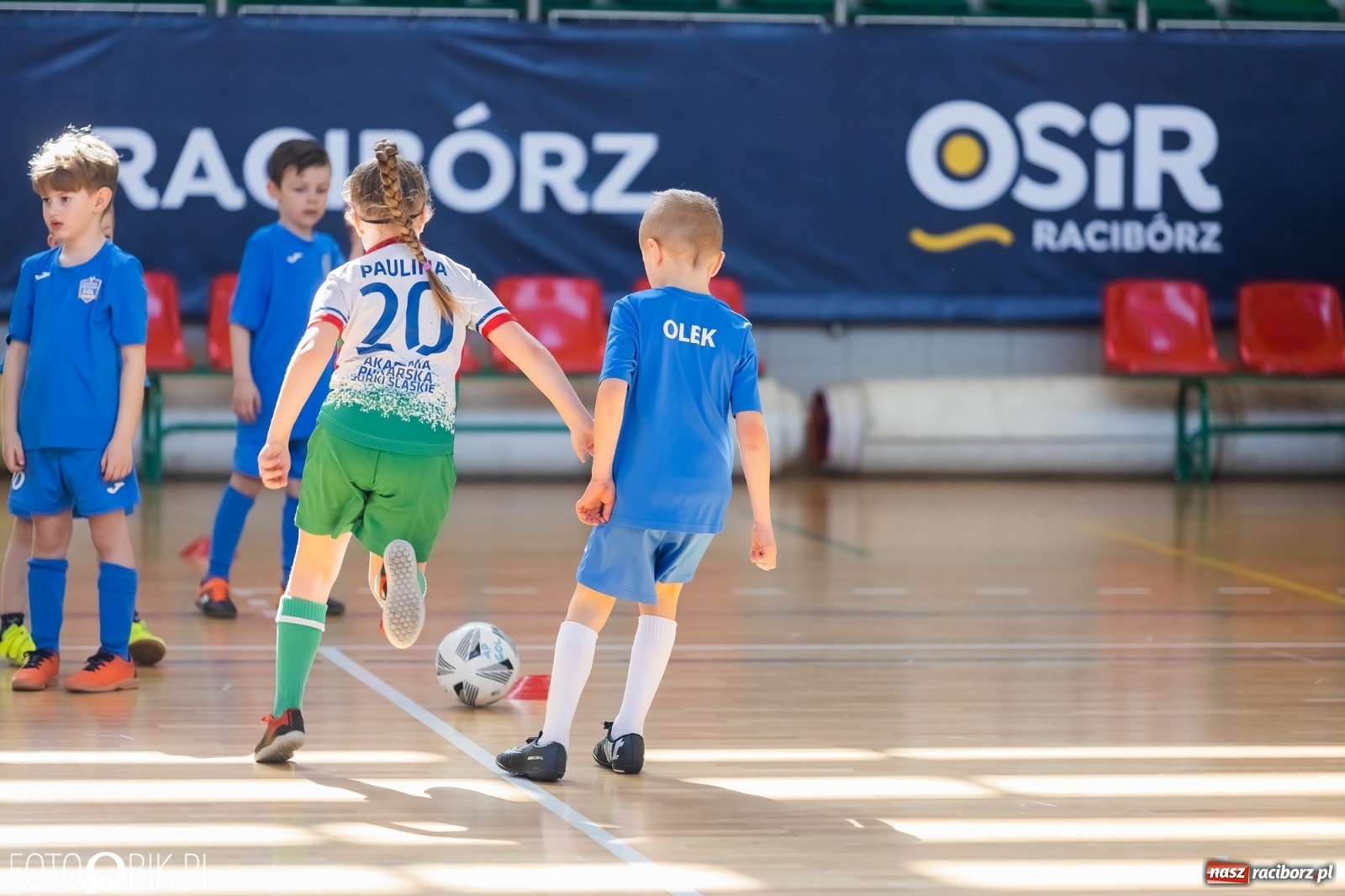 Zdjęcie w galerii na portalu naszraciborz.pl: Ślązak Cup 2022. Rywalizacja rocznika 2015 w Arenie Rafako [FOTO i WIDEO] wiadomości z regionu