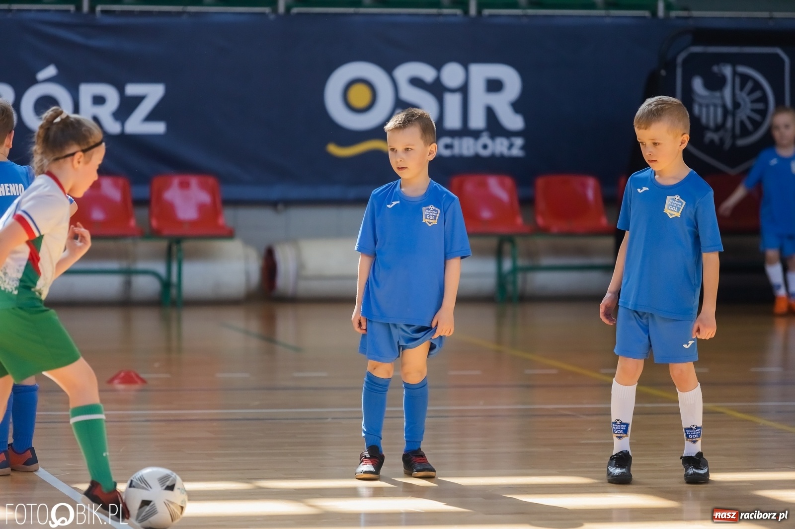 Zdjęcie w galerii na portalu naszraciborz.pl: Ślązak Cup 2022. Rywalizacja rocznika 2015 w Arenie Rafako [FOTO i WIDEO] wiadomości z regionu