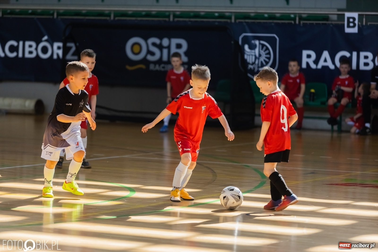 Zdjęcie w galerii na portalu naszraciborz.pl: Ślązak Cup 2022. Rywalizacja rocznika 2015 w Arenie Rafako [FOTO i WIDEO] wiadomości z regionu
