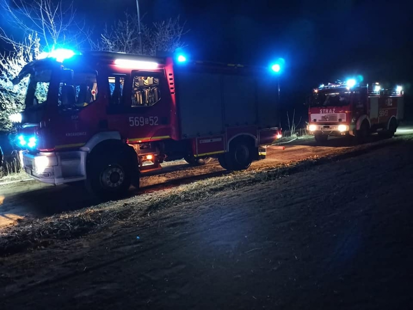 Zdjęcie w galerii na portalu naszraciborz.pl: Raport 998. Niespokojna niedziela. Trzy pożary w ciągu godziny wiadomości z regionu