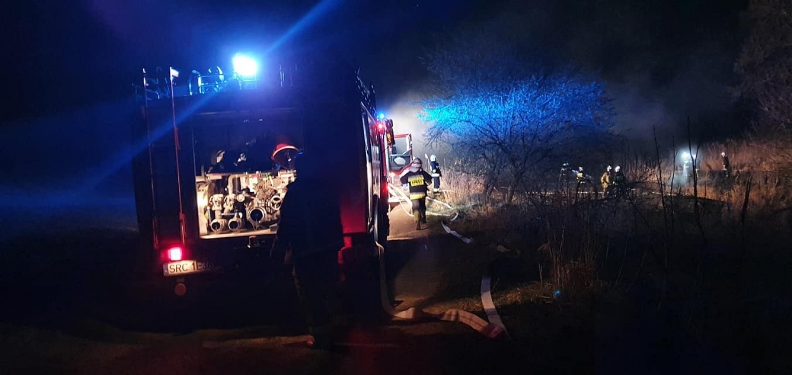 Zdjęcie w galerii na portalu naszraciborz.pl: Raport 998. Niespokojna niedziela. Trzy pożary w ciągu godziny wiadomości z regionu