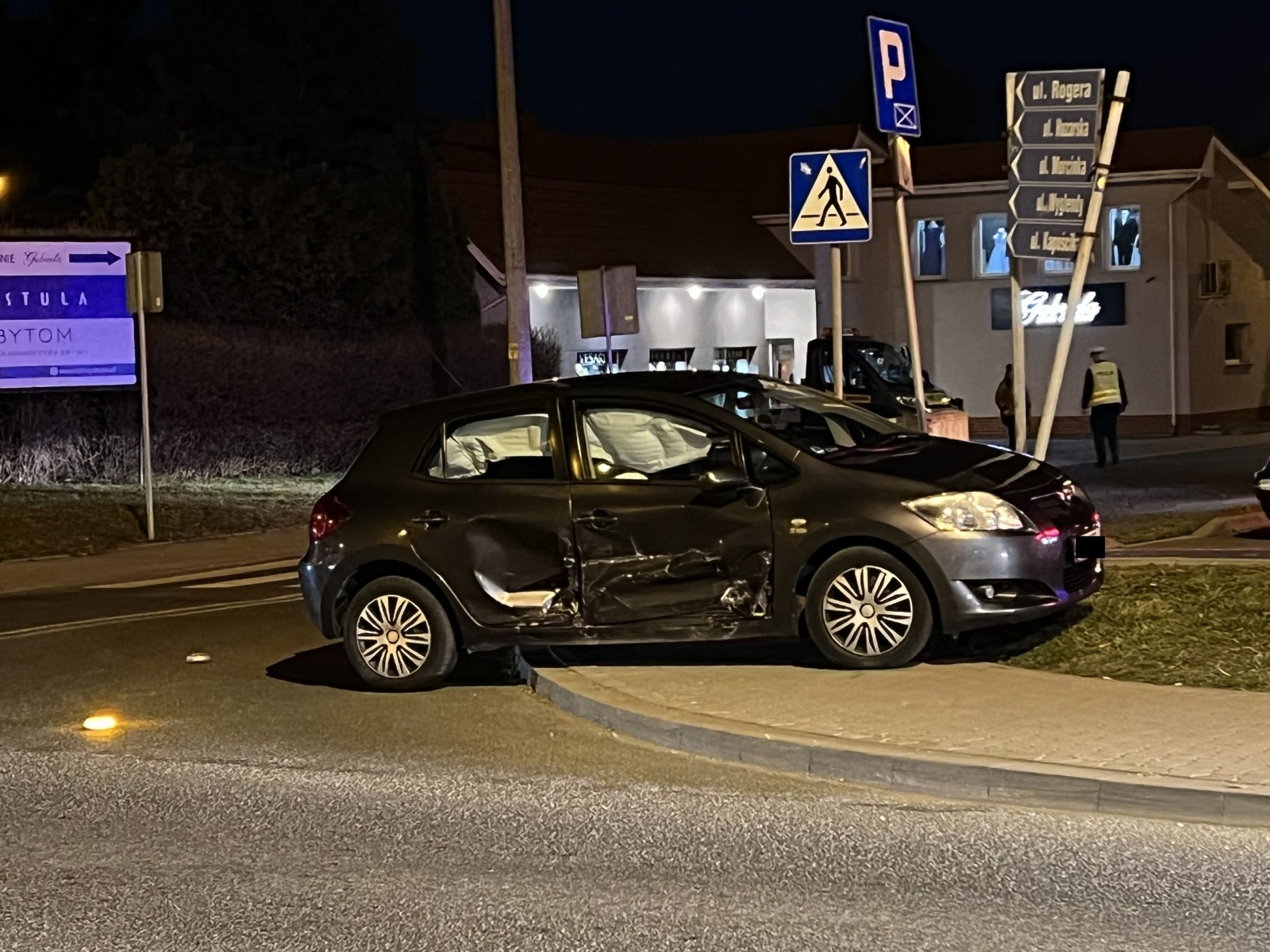 Zdjęcie w galerii na portalu naszraciborz.pl: Honda i toyota zderzyły się na Ostrogu wiadomości z regionu