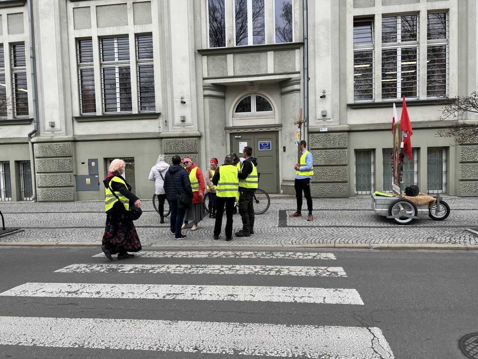 Zdjęcie w galerii na portalu naszraciborz.pl: Narodowa pielgrzymka ku czci Jezusa Chrystusa Króla Polski dotarła do Raciborza wiadomości z regionu