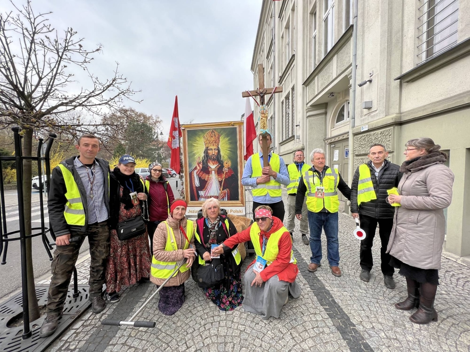 Zdjęcie w galerii na portalu naszraciborz.pl: Narodowa pielgrzymka ku czci Jezusa Chrystusa Króla Polski dotarła do Raciborza wiadomości z regionu