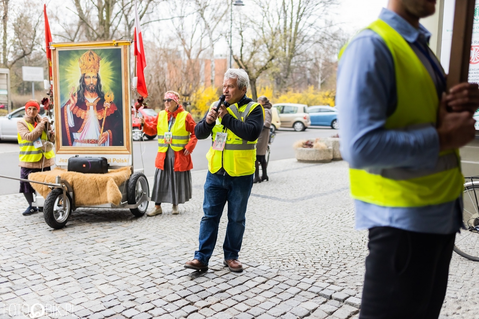 Zdjęcie w galerii na portalu naszraciborz.pl: Narodowa pielgrzymka ku czci Jezusa Chrystusa Króla Polski dotarła do Raciborza wiadomości z regionu