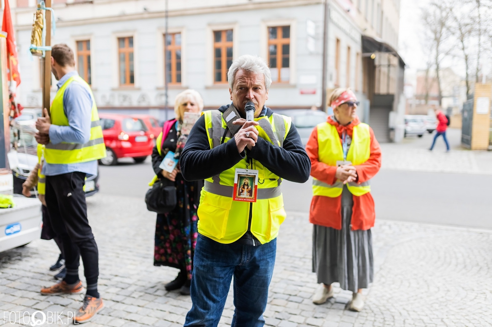 Zdjęcie w galerii na portalu naszraciborz.pl: Narodowa pielgrzymka ku czci Jezusa Chrystusa Króla Polski dotarła do Raciborza wiadomości z regionu