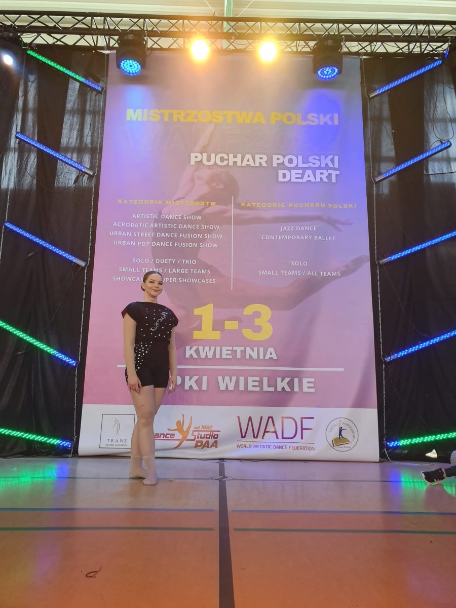 Zdjęcie w galerii na portalu naszraciborz.pl: Helena Nieckarz z brązem Tanecznych Mistrzostw Polski WADF wiadomości z regionu