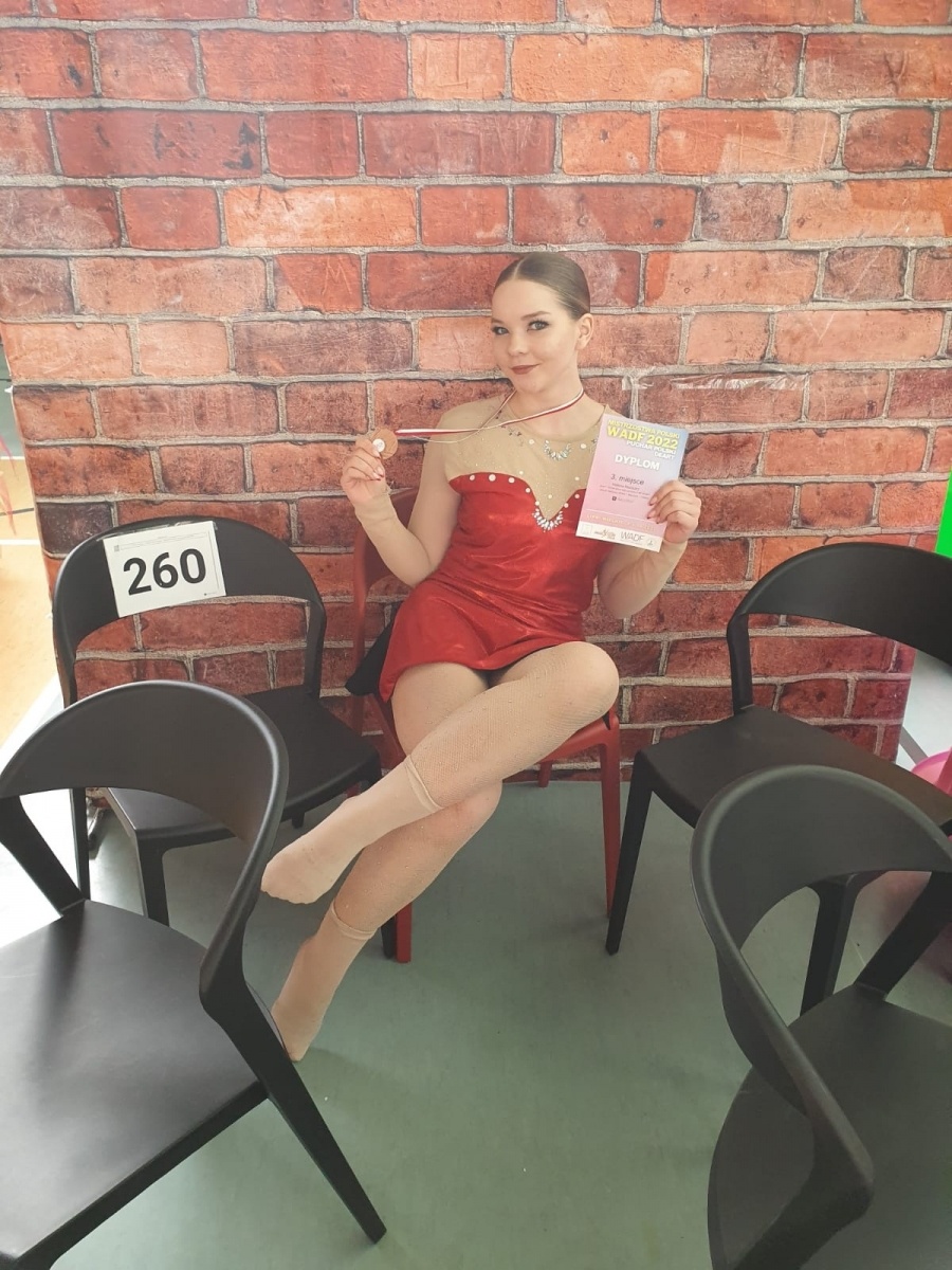 Zdjęcie w galerii na portalu naszraciborz.pl: Helena Nieckarz z brązem Tanecznych Mistrzostw Polski WADF wiadomości z regionu