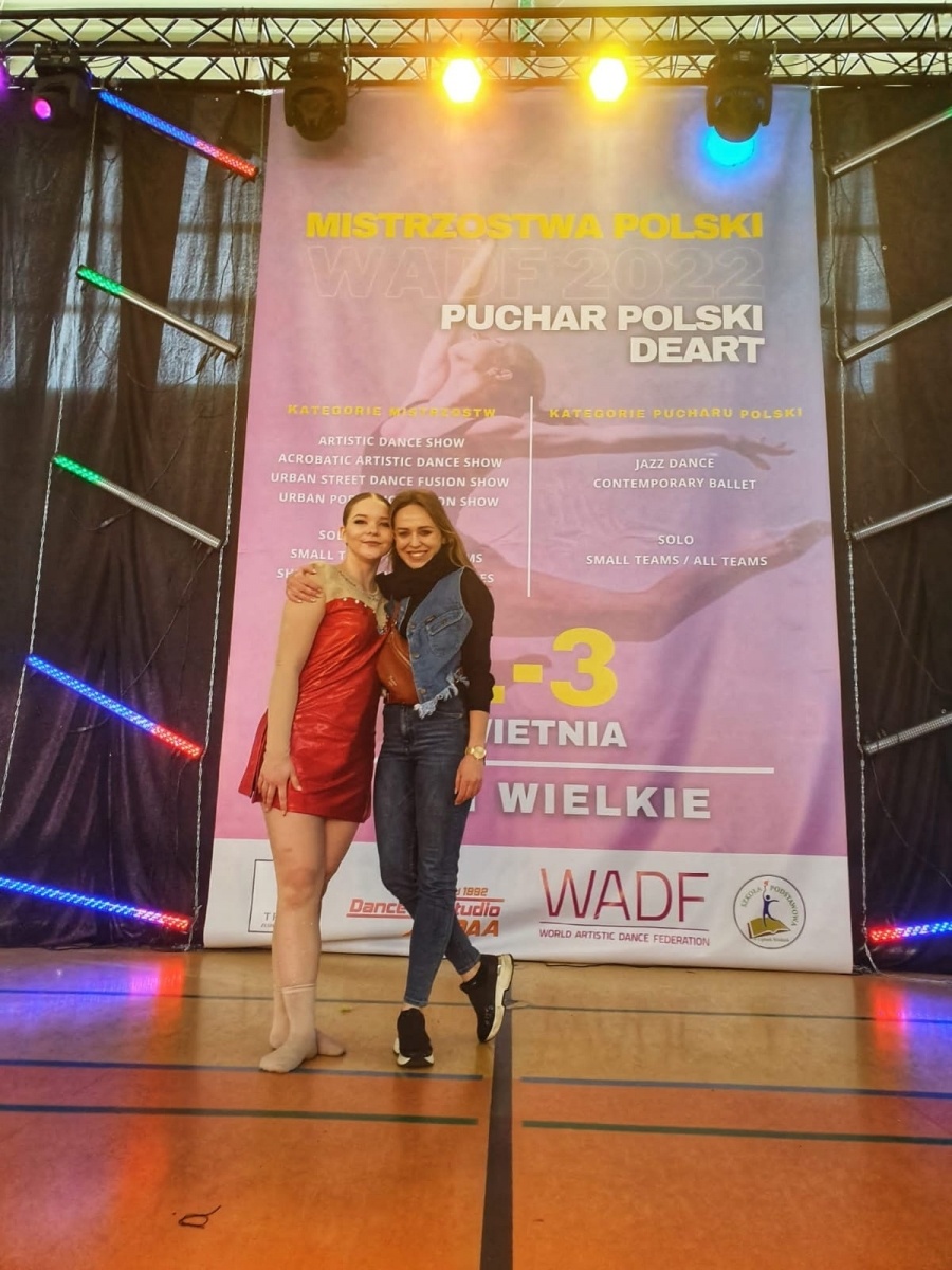 Zdjęcie w galerii na portalu naszraciborz.pl: Helena Nieckarz z brązem Tanecznych Mistrzostw Polski WADF wiadomości z regionu