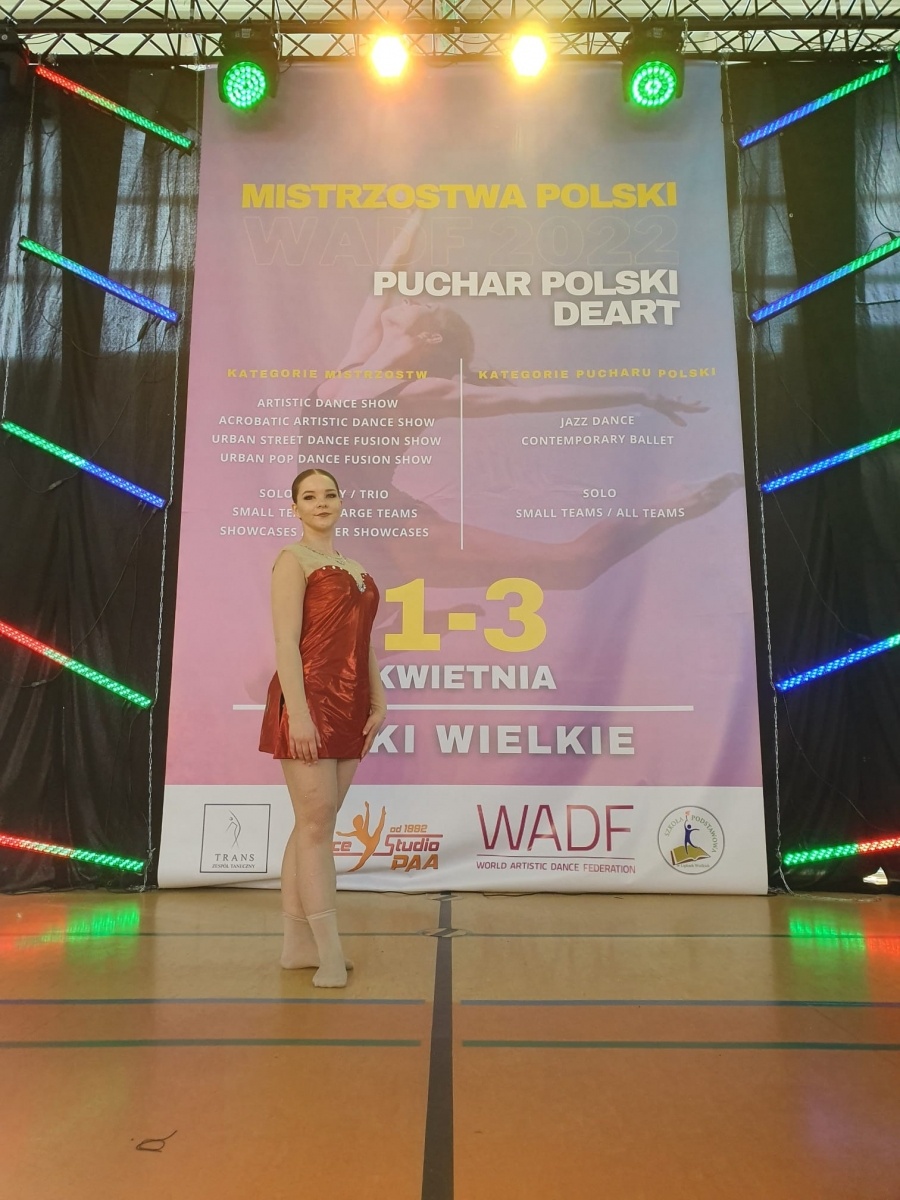 Zdjęcie w galerii na portalu naszraciborz.pl: Helena Nieckarz z brązem Tanecznych Mistrzostw Polski WADF wiadomości z regionu