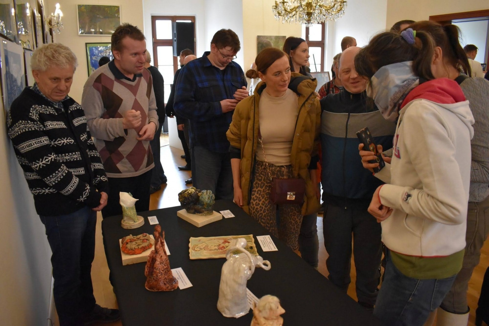 Zdjęcie w galerii na portalu naszraciborz.pl: To, co kocham - wernisaż wystawy na Zamku Piastowskim wiadomości z regionu