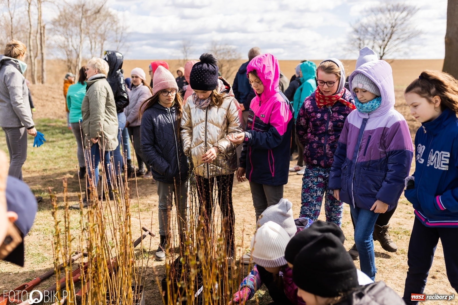 Zdjęcie w galerii na portalu naszraciborz.pl: Oaza zamiast wysypiska. Wiosenne sadzenie drzewek w Krowiarkach [FOTO i WIDEO] wiadomości z regionu