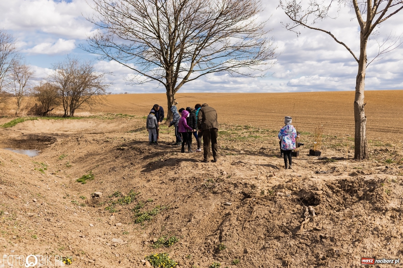 Zdjęcie w galerii na portalu naszraciborz.pl: Oaza zamiast wysypiska. Wiosenne sadzenie drzewek w Krowiarkach [FOTO i WIDEO] wiadomości z regionu