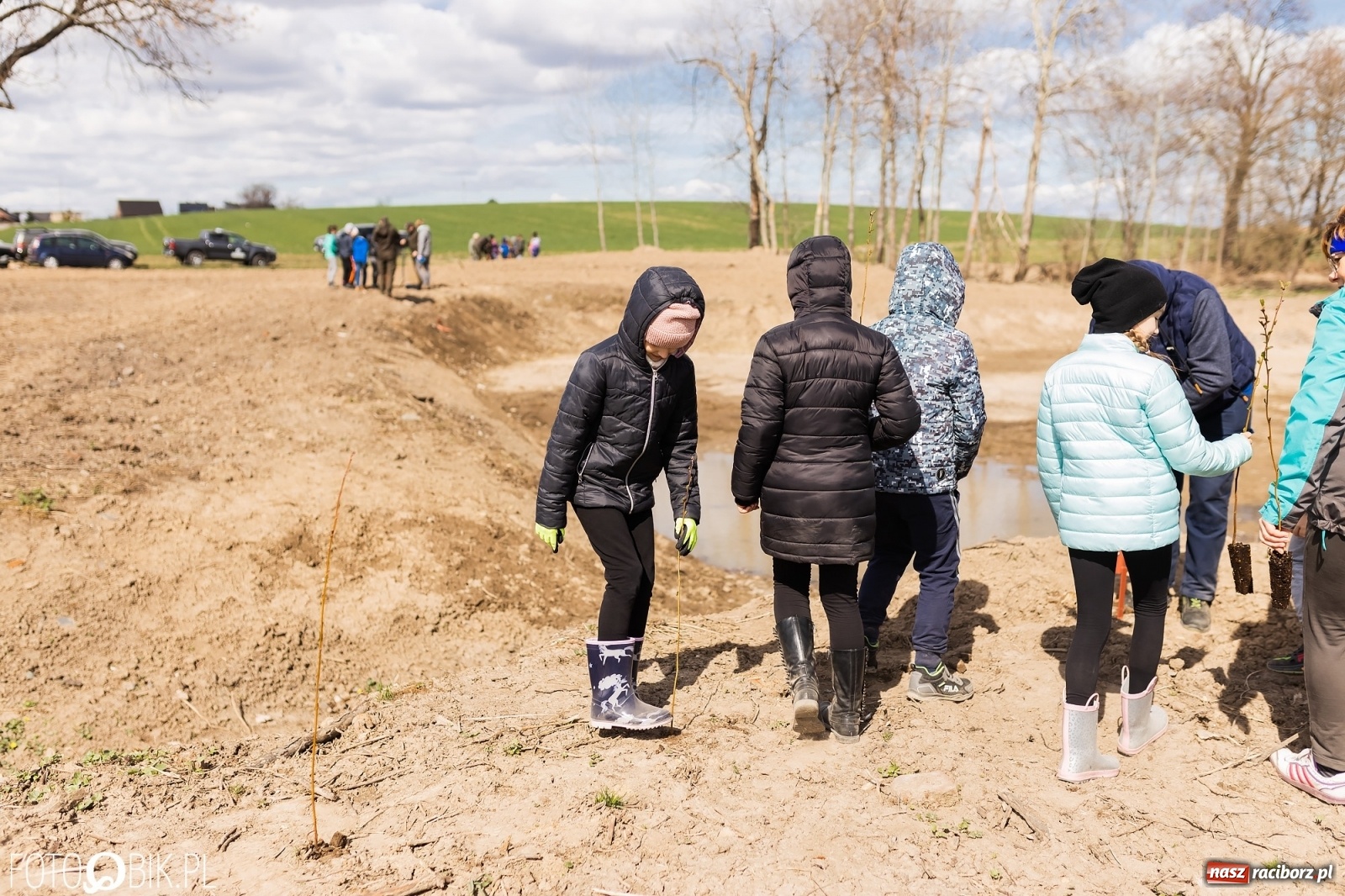 Zdjęcie w galerii na portalu naszraciborz.pl: Oaza zamiast wysypiska. Wiosenne sadzenie drzewek w Krowiarkach [FOTO i WIDEO] wiadomości z regionu