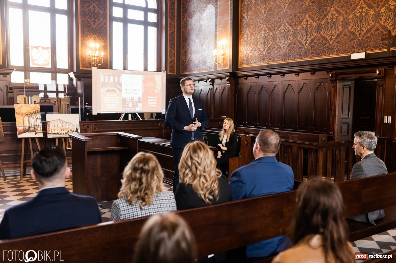 Zdjęcie w galerii na portalu naszraciborz.pl: W sądzie przy Wojska Polskiego otwarto Centrum Edukacji Prawnej [FOTO i WIDEO] wiadomości z regionu