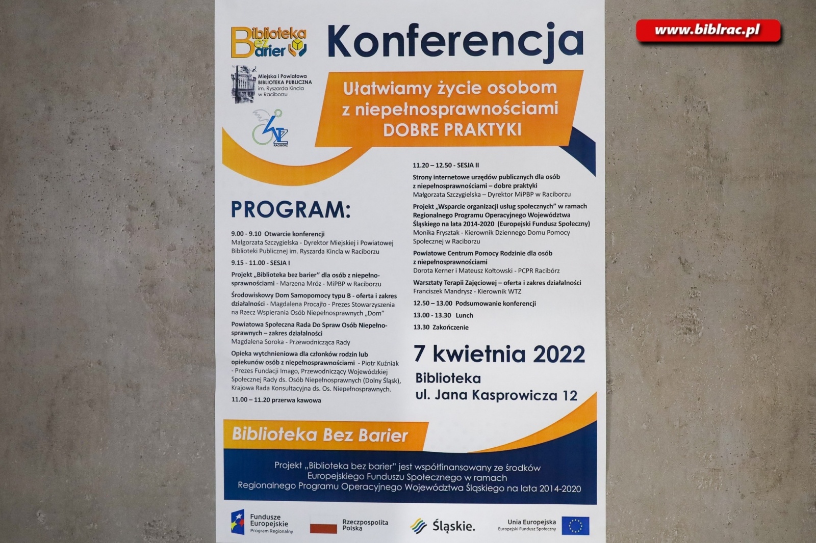 Zdjęcie w galerii na portalu naszraciborz.pl: W bibliotece rozmawiano o problemach osób z niepełnosprawnościami wiadomości z regionu