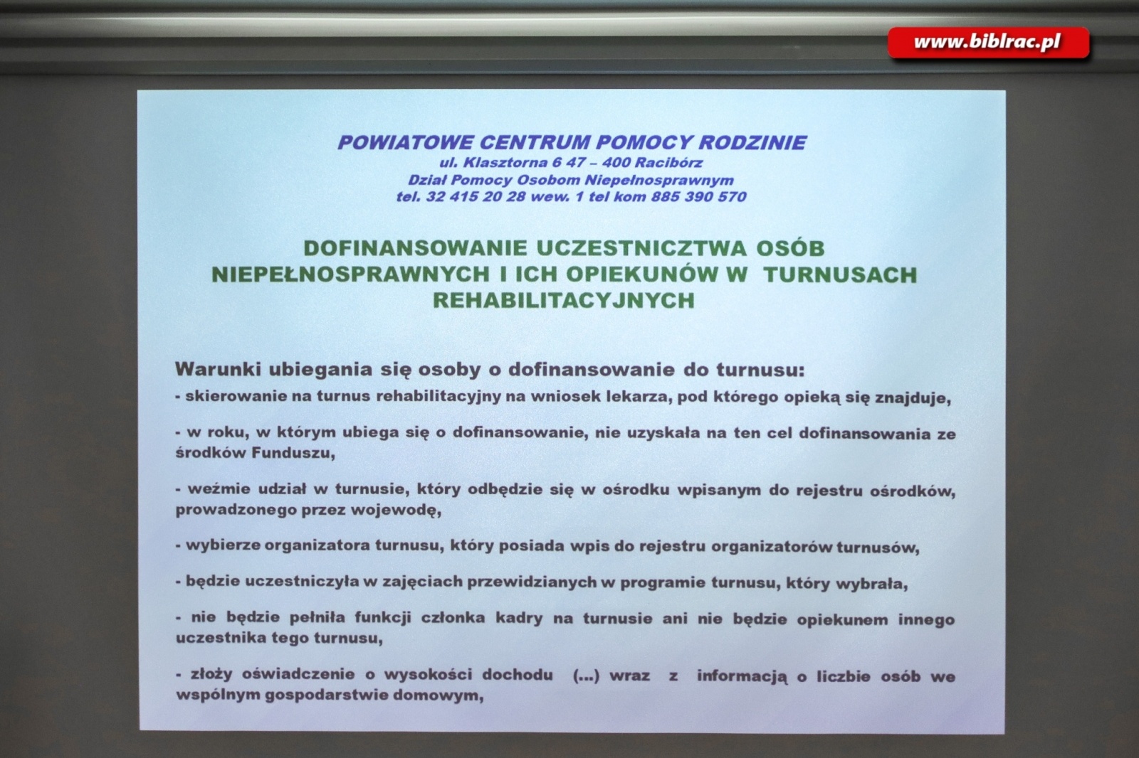 Zdjęcie w galerii na portalu naszraciborz.pl: W bibliotece rozmawiano o problemach osób z niepełnosprawnościami wiadomości z regionu